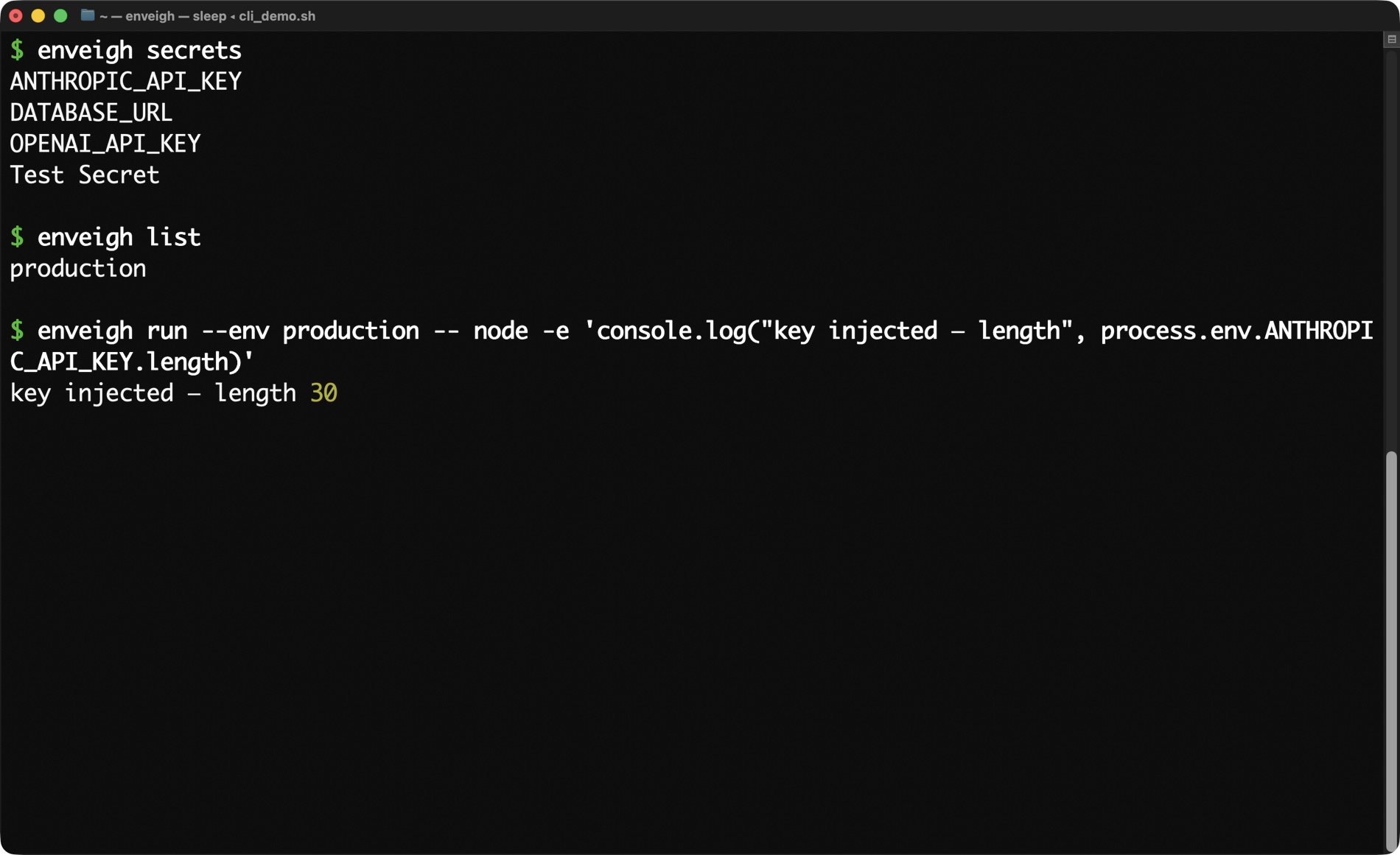The CLI